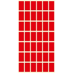 Price labels 17/30 red 420pc