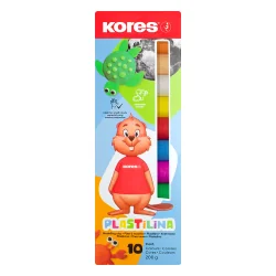 Kores Neon Plasticine 10 colors 200g