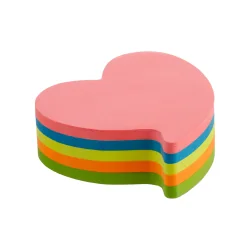 Kores Heart Sticky notes 5 colors 250sht