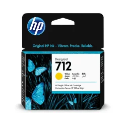 Патрон HP 3ED69A 712 YEL оригинал