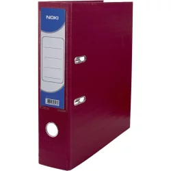 Lever arch file Noki PP A4 8cm burgundy