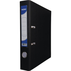 Lever arch file Noki PP edg.A4 5cm black