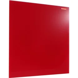 Red magnetic glass board 40/60 cm