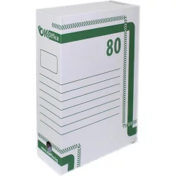 Кутия архивна карт OKOffice 35/25/8 бял