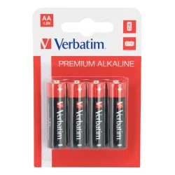 Алкална батерия Verbatim AA/LR6 бл.4
