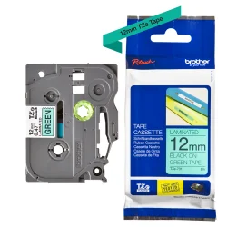 Лента лам. Brother TZE731 BK/GR12/8 орг