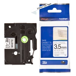 Лента лам. Brother TZEN201 BK/W 3.5 орг