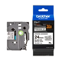 Лента лам. Brother TZES251 BK/W 24/ орг