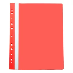 PVC folder FO Euro perforation Lux red