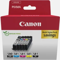 Мултипак Canon PGI-580/CLI-581 PBK/C/M/Y Pigment оригинал