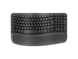 Безжична клавиатура Logitech Wave Keys, черен