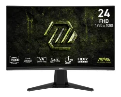 Геймърски монитор MSI MAG 245C X24 23.6\" VA 1920x1080 Curved