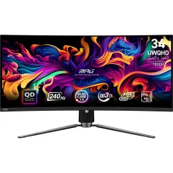 MSI Gaming Monitor MPG 341CQPX 34\" QD-OLED 3440x1440 Curved