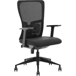 Chair Atlas with armrests mesh black