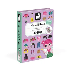 Magnetic game for girls Janod Dress up the clothes, 3+ years