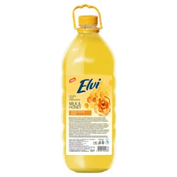 Течен сапун Elvi пълнител Milk&Honey 5л