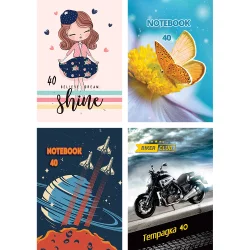 Notebook A5 WLD SC 40sh newspaper