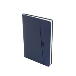 Notebook with pocket for GSM 14/21 blue