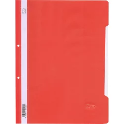 PVC folder with perf. Grafos Color red