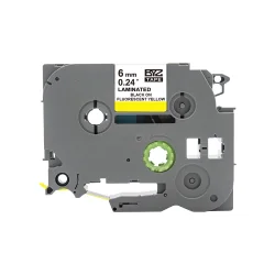 Brother Lamin Tape TZEC11 BK/FY 6/8 comp