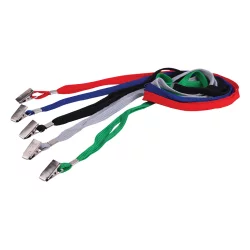 Badge lanyard textile 854 white