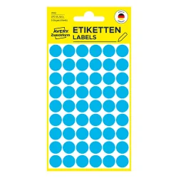 Самоз. кръгчета Avery ф12 син 270бр