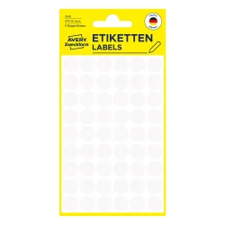 Самоз. кръгчета Avery ф12 бял 270бр
