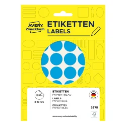 Самоз. кръгчета Avery ф18 син 1056бр