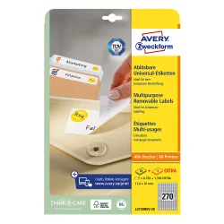 Етикети Avery отлеп. 17.8/10 270ет 30л