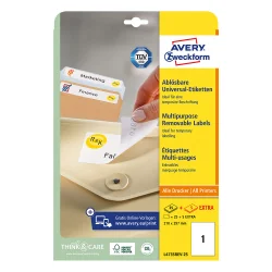 Етикети Avery отлеп. 210/297 1ет 30л