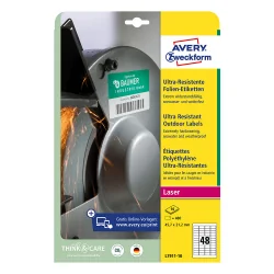 Етикети Avery 45.7/21.2 Супер 48ет 10л