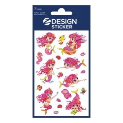 Стикери с брокат Avery русалки 19бр