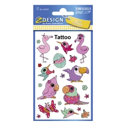 Avery Temporary Tattoos Tropical 12pcs