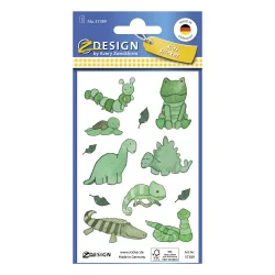 Стикери с брокат Avery влечуги 8бр