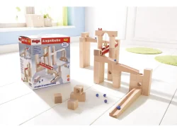 HABA Wooden STEM track with balls Extended set, 4+ years
