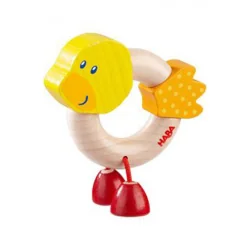 HABA Baby Wooden Toy Duck, 6+ months