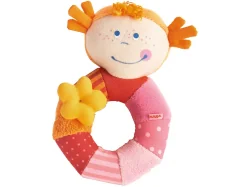 HABA Baby rattle to grasp Pink Rosie, 3+ months