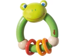 HABA Frog wooden baby toy, 10+ months