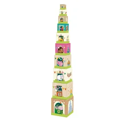 HABA \"The Farm\" 10in1 Cube Pyramid, 12+ months