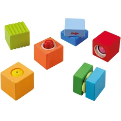 HABA Wooden colored cubes acoustic effects, 12+ m