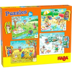 Haba Seasons puzzle set 4pcs., 3+ years