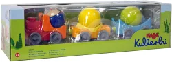 HABA Mechanical train with 3 balls Magnetic wagons, 2+ years