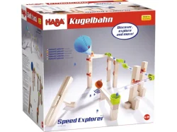 HABA Wooden STEM track with balls Catapult, 4+ years