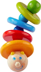 HABA Wooden baby toy Colorful caterpillar, 6+ months