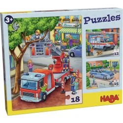  Haba Puzzle Professions Emergency 3pcs3+ yars