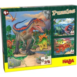 Haba Puzzle 303377 Dinosaurs 3pcs 4+
