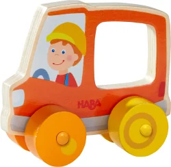 HABA Wooden baby push toy Truck, 10+ months