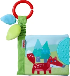 HABA Baby soft book with teether Forest animals, 6+ months