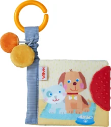 HABA Baby soft book with teether Domestic animals, 6+ months