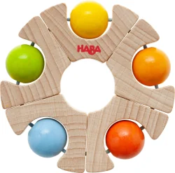 HABA Round wooden toy Colored balls, 6+ months